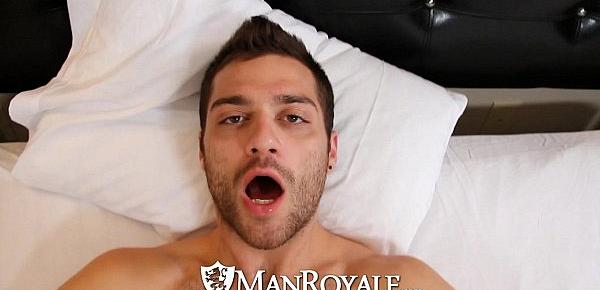  HD - ManRoyale Guy wakes up with bf&039;s mouth on his dick